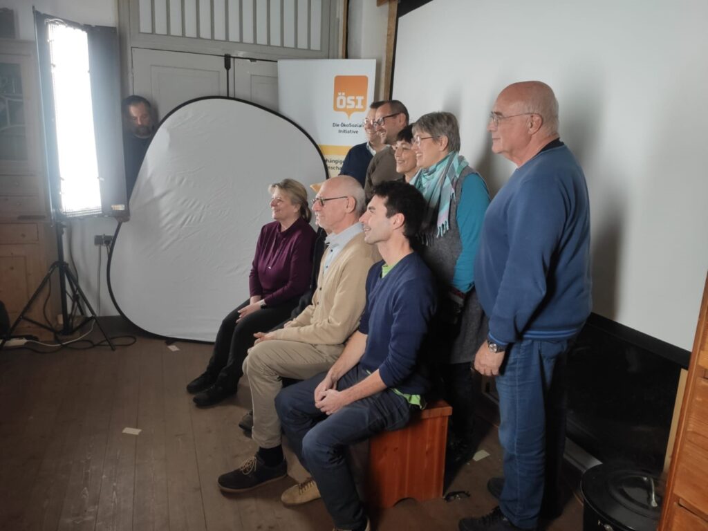 Der Vorstand beim Fotoshooting