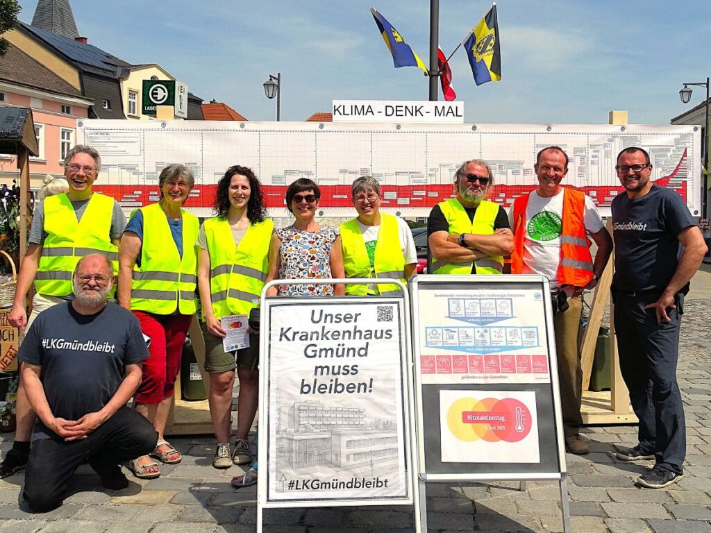 Hitzeaktionstag 6.4.2025 #lkgmündbleibt