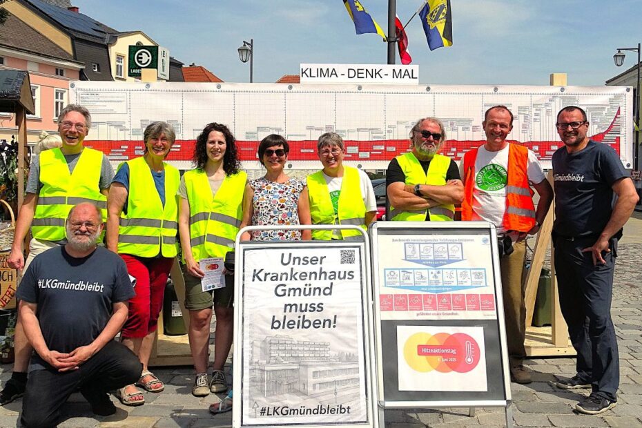 Hitzeaktionstag 6.4.2025 #lkgmündbleibt
