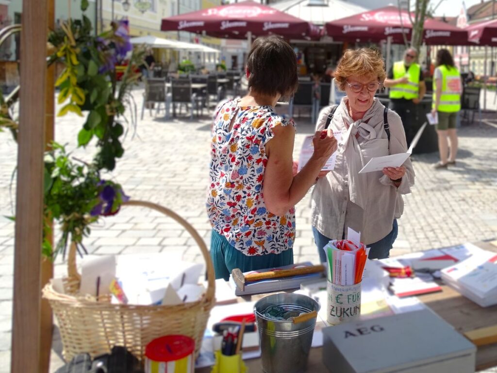 Hitzeaktionstag 6.4.2025 #lkgmündbleibt