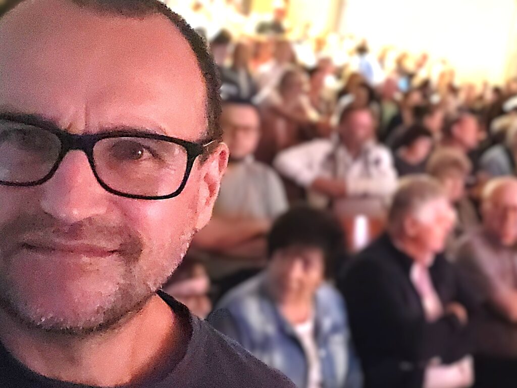 Christian Oberlechner auf der Infoveranstaltung LKGmündbleibt vom 8.7.2025