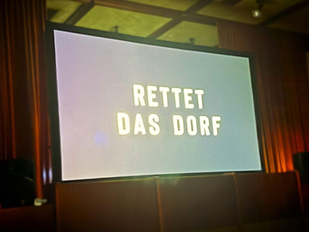 Rettet das Dorf - Filmvorführung und Diskussion in Eggern
