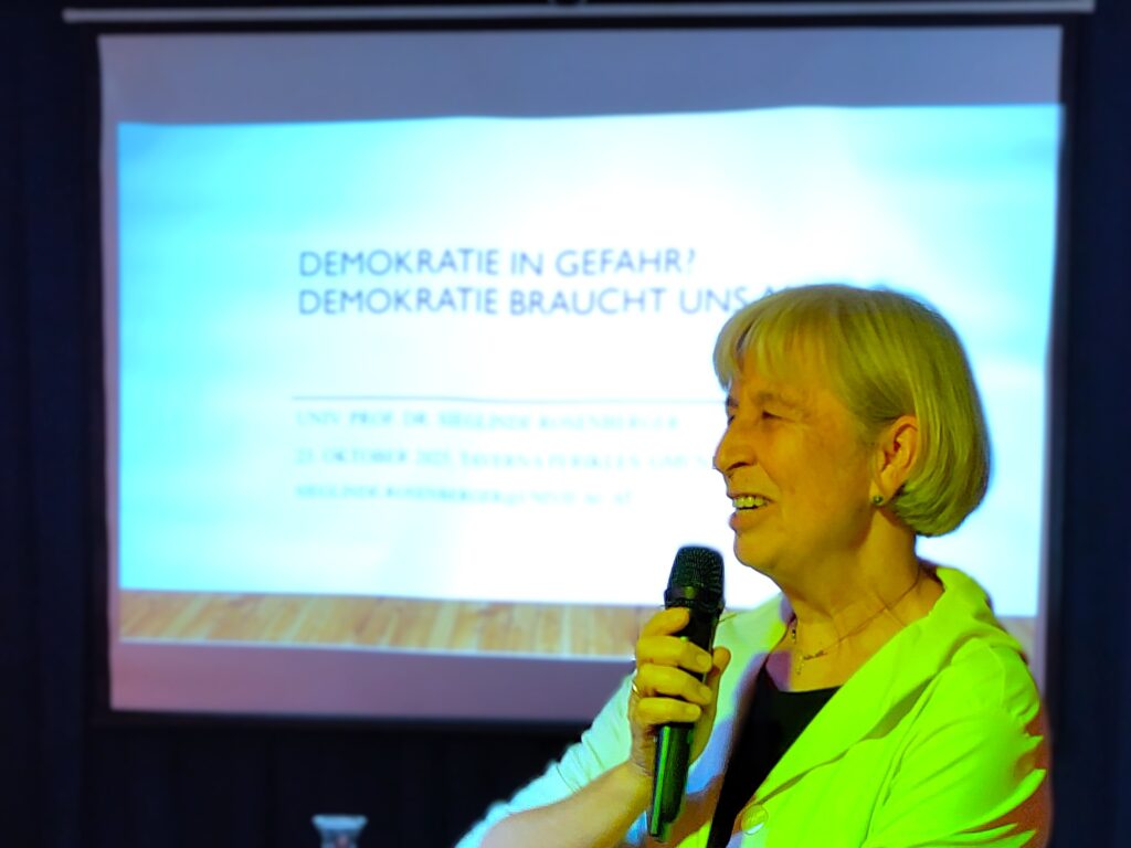 Demokratiewoche 2025 - Sieglinde Rosenberger