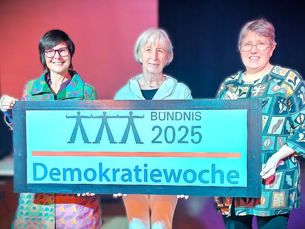 Demokratiewoche 2025 - Christa Sarcletti, Sieglinde Rosenberger, Sabine Nagl