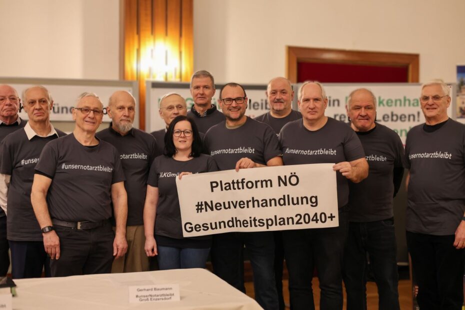 Pressekonferenz Plattform NÖ #NeuverhandlungGesundheitsplan2040+