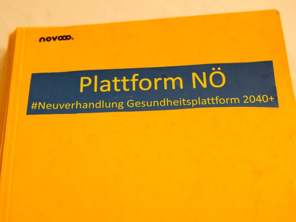 Pressekonferenz Plattform NÖ #NeuverhandlungGesundheitsplan2040+
