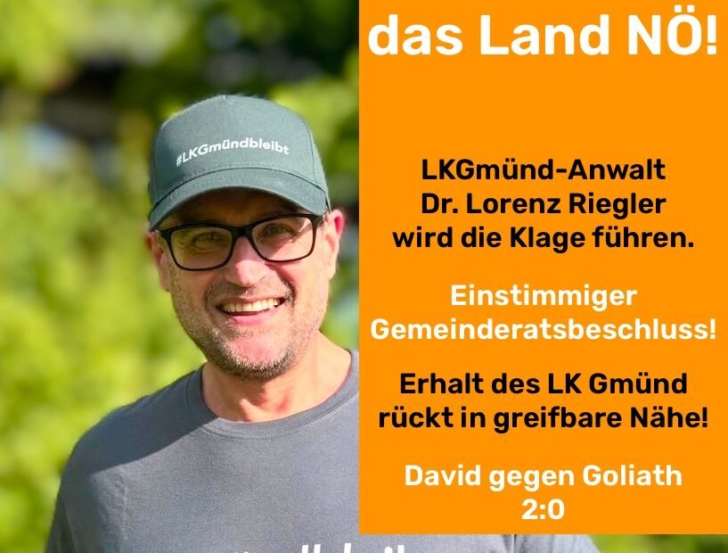 Standortgarantie LK Gmünd wird eingeklagt
