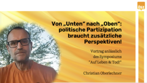 Von unten nach oben - Christian Oberlechner